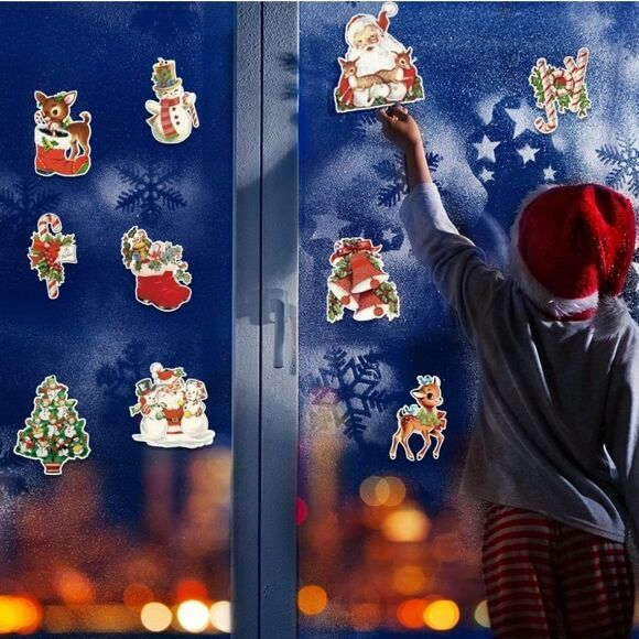 NWT Vintage Christmas Tree Ornaments 20Pcs Paper Christmas Decorations - Picture 6 of 6